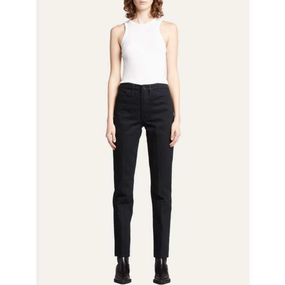 Frame Denim Le Italian True Straight Jeans Black Size 25